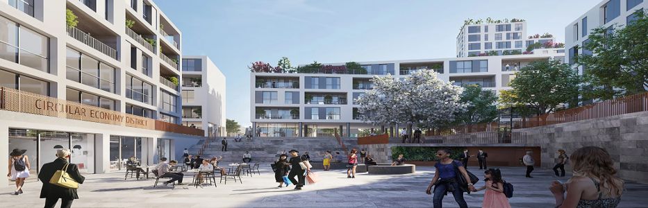 Multigen community development to provide net-zero social housing